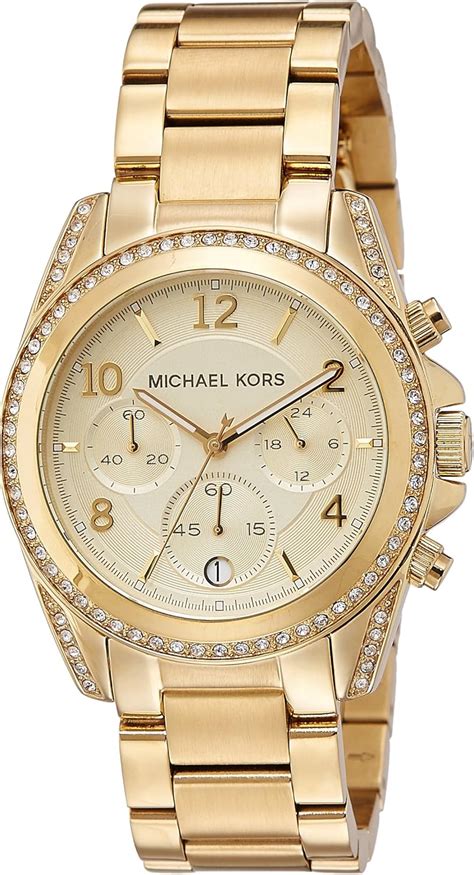 Michael Kors Blair Gold Women Wristwatch Mk5166 